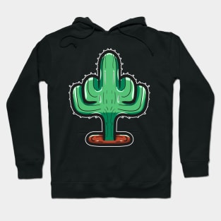 Cactus middle finger Hoodie